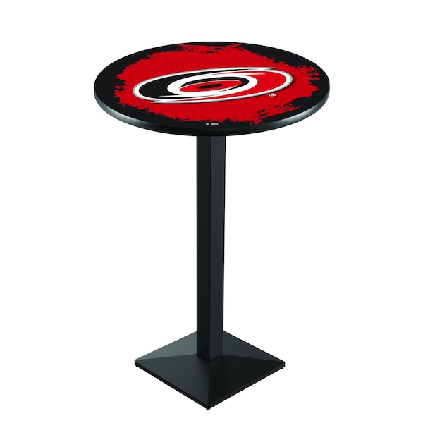 42" Blk Wrinkle Carolina Hurricanes Pub Table